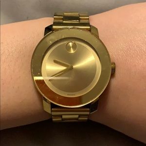 Gold Movado Bold Watch